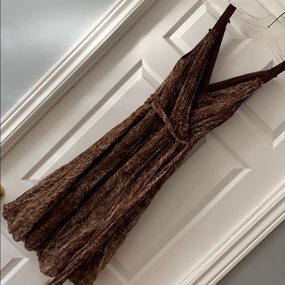 BCBG Silk Dress Sz 6 - Picture 1 of 8